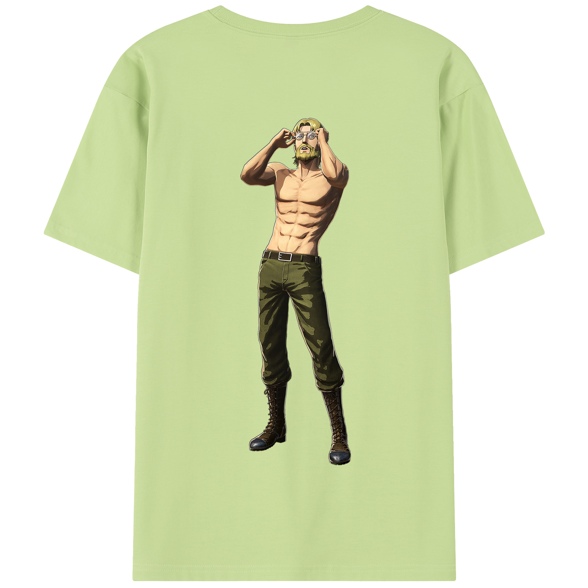 （画像用） 進撃の巨人 Attack on Titan 綿100％半袖Tシャツ（背面プリント）